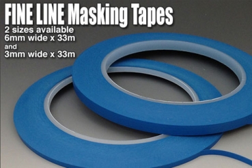 Fine Line Masking Tape - 3mm x 33m
