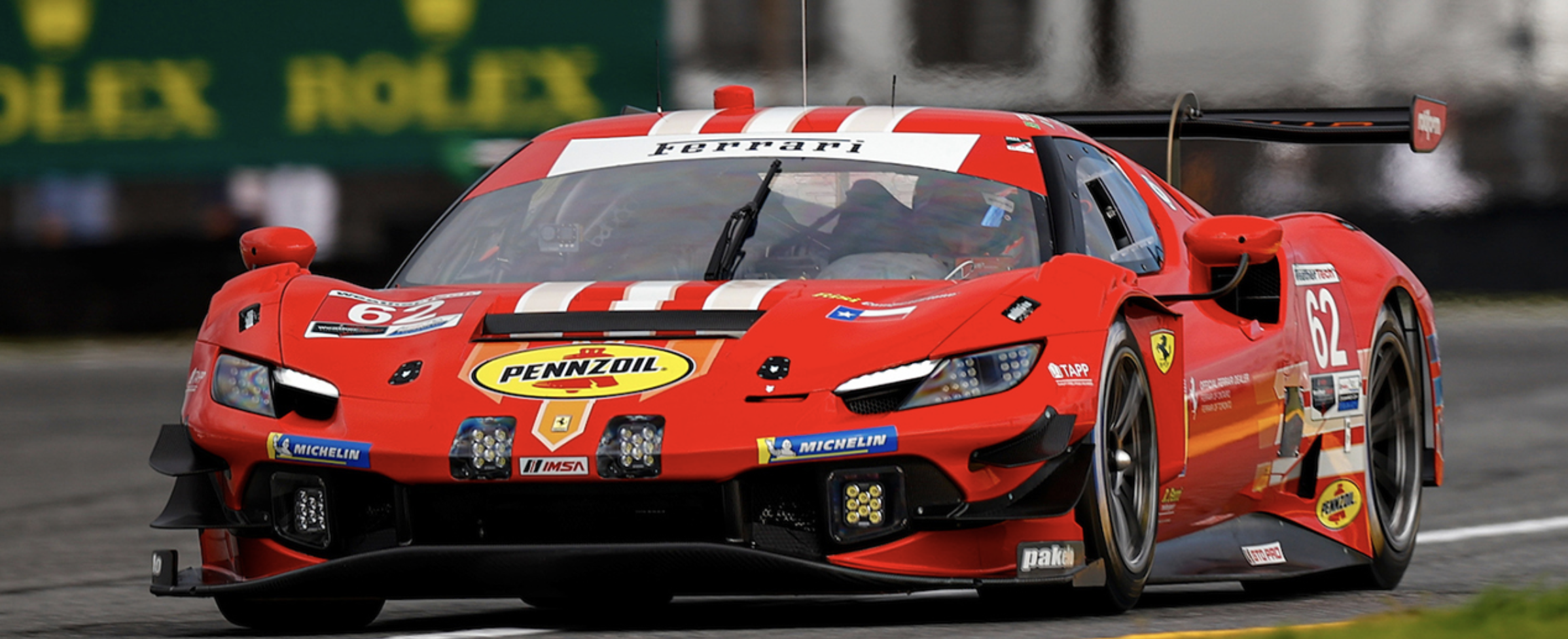 Decal Ferrari 296 GT3 Risi Competizione IMSA 2024 #62 FFSFD1075v04