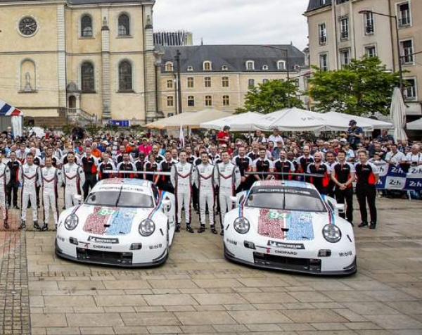 Decal Porsche 911 991 RSR #94 LM 2019 Brumos Tribute
