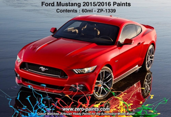 Ford Mustang 2015 Paints Ruby RED 2x30ml