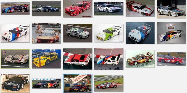Decal BMW M1 Procar JPS König #12 #5