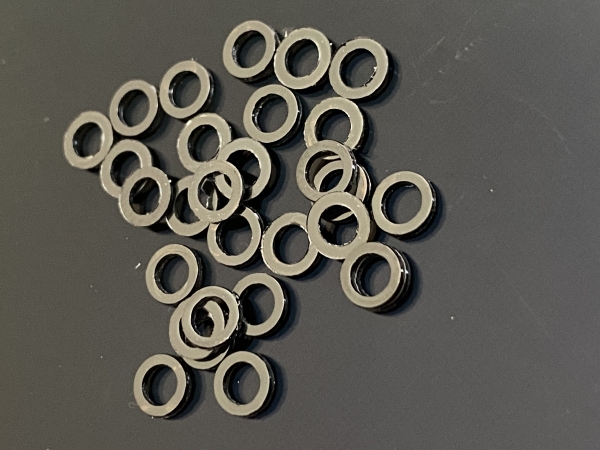 Ø3,2mm x 0,2mm GRP Spacers for axles / chassis 20x