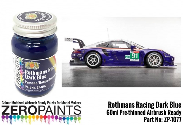 Rothmans Racing Dark Blue Porsche/Honda 60ml