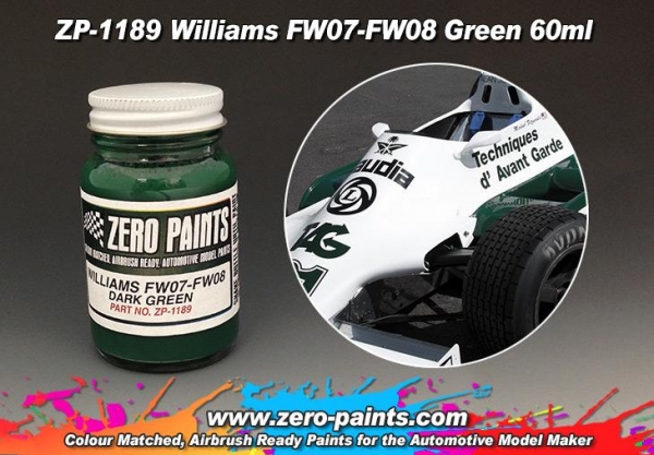 Williams FW07-FW08 Green Paint 60ml ZP-1189