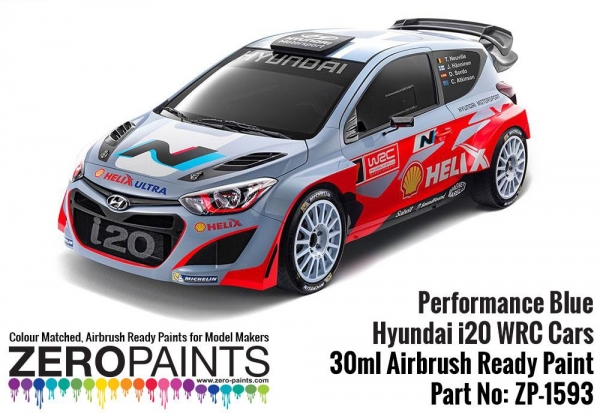 Hyundai i20 WRC Performance Blue Paint 30ml ZP-1593