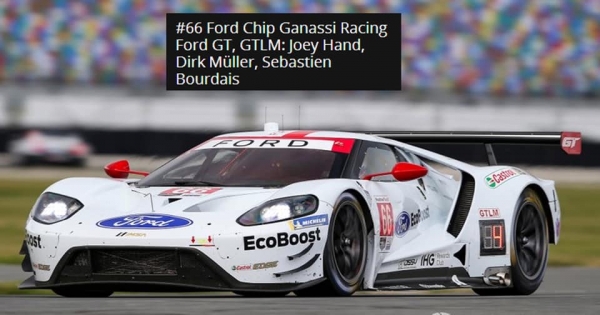 Decal Ford GT 2019 #66   Daytona Test SCALE 1:32