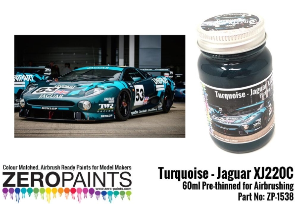 Jaguar XJ220C Turquoise Paint 60ml ZP-1538