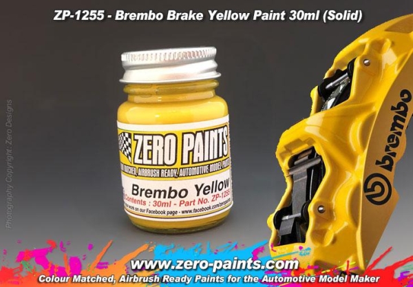 Brake Caliper Yellow Paint 30ml ZP-1255