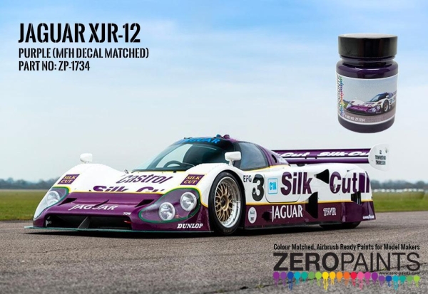 Jaguar XJR-12 Purple Paint 60ml  ZP-1734 Zero Paints
