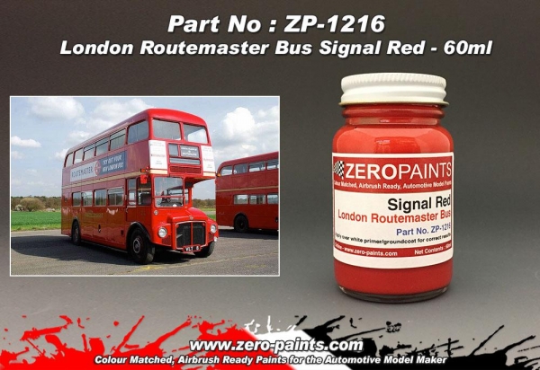 London Routemaster Bus Red Paint 60ml ZP-1416