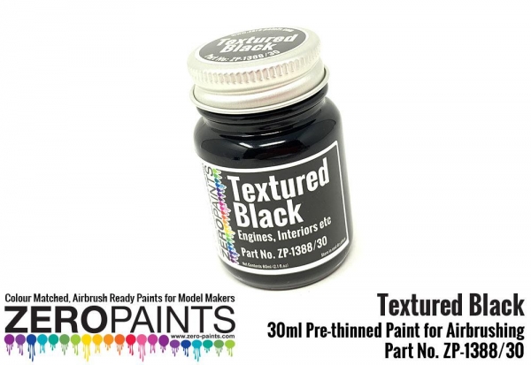 Black Textured Paint - 30ml (Engines, Interiors etc)