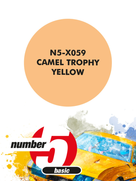 Number5 Camel Trophy Yellow – 30ml Number5 paint Slotfabrik