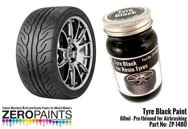 Tyre Black Paint 60ml ZP-1480