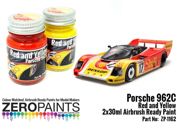 Porsche 962C Shell Paint Set 2x30ml ZP-1162