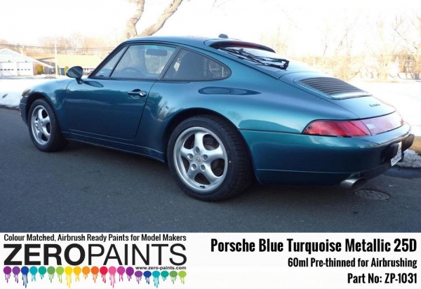 Blue Turquoise Metallic 25D Porsche 60ml