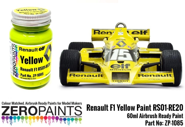 Renault RE20 1981 Yellow 60ml ZP-1085