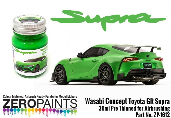 Toyota GR Supra Wasabi Concept Green Paint 30ml