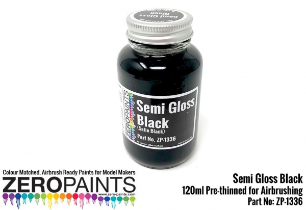 Semi Gloss Black Paint 100ml