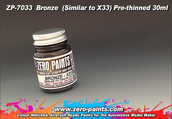Bronze Paint 30ml - Similar to Tamiya X33 ZP-7033