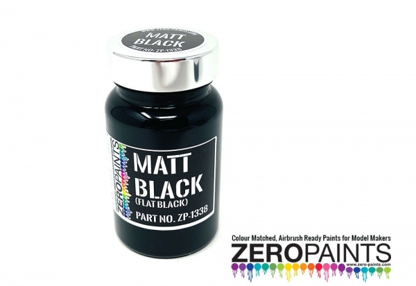 Matt Black Paint 100ml ZP-1338