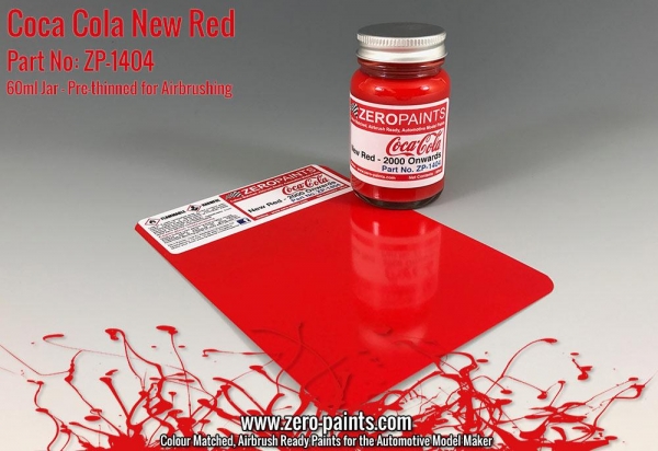 Coca Cola NEW Red Paint 60ml