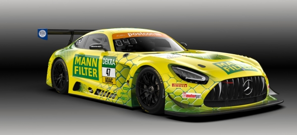 Decal Merc AMG GT3 evo WNR Motorsport Mann Filter ADAC #48 _#47 Mamba