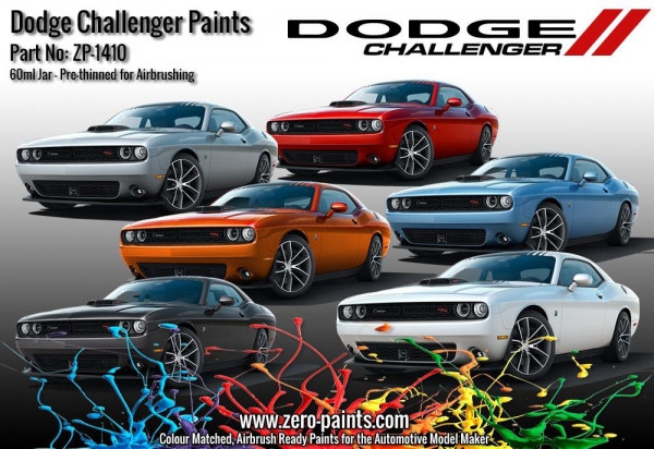Dodge Challenger Go Mango Paint 60ml