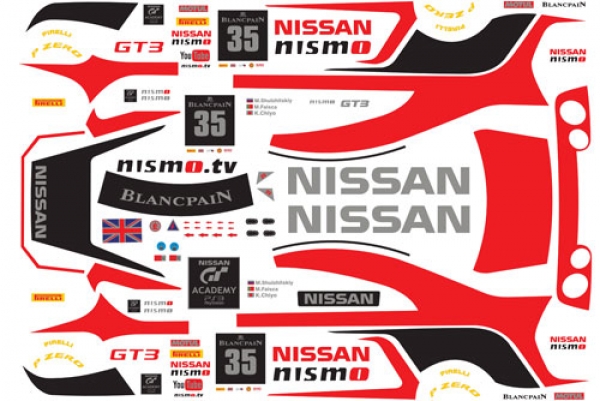 Decal Nissan GTR Nismo #80
