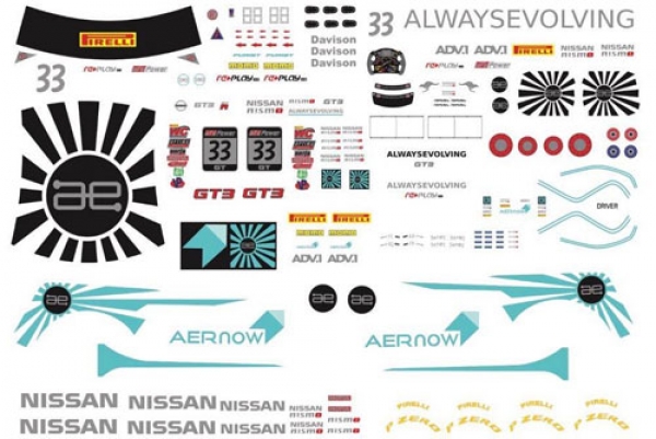 Decal Nissan GTR Always Evolving #33
