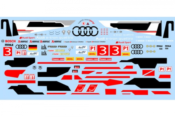 Decal Audi R18 Etron 2014 #3