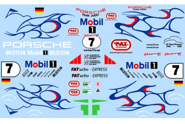 Decal Porsche Joest #7