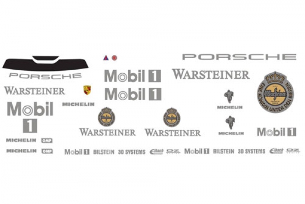 Decal Porsche GT1 Testcar Warsteiner