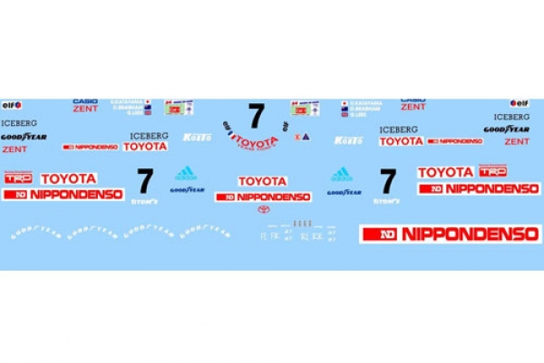 Decal Toyota TS010 #7