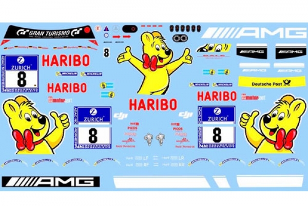 Decal Merc AMG GT3 Haribo #8