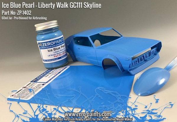 Ice Blue Pearl Paint for Liberty Walk GC111 Skyline (Ken Mary) 60ml