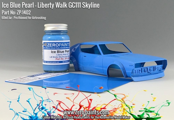Ice Blue Pearl Paint for Liberty Walk GC111 Skyline (Ken Mary) 60ml