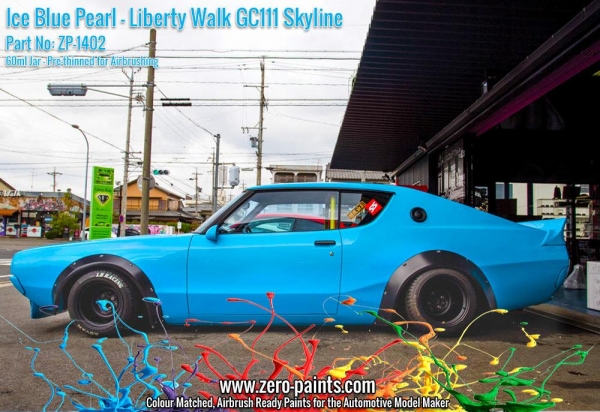 Ice Blue Pearl Paint for Liberty Walk GC111 Skyline (Ken Mary) 60ml