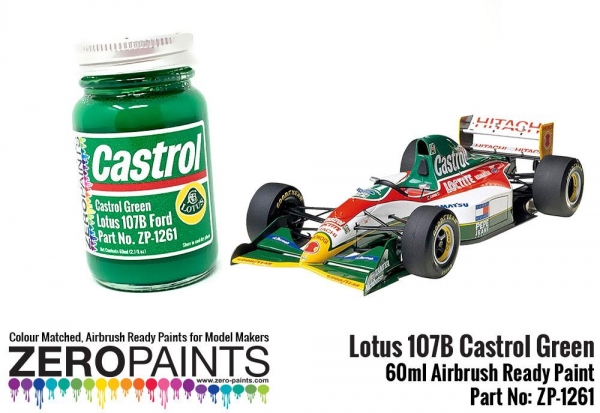 Lotus 107B Castrol Green Paint 60ml