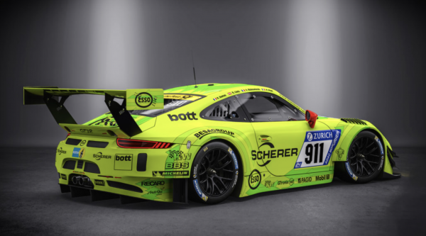 Decal Porsche 911 991 GT3 R #911 Manthey Grello Nürburgring 2017 scaled