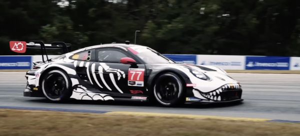 Decal Porsche 911 991 GT3 R #911 A O Racing Rexy Skeleton (RAWR) #77 Petit Le Mans 2025 - FFSFD1019v99 - Scale 1:32