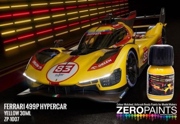 Ferrari 499P Lemans Hypercar Yellow Paint 30ml ZP-1007_499Y