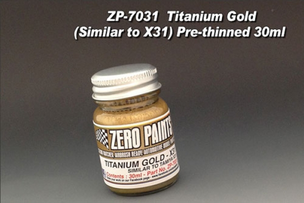 Titanium Gold Paint 30ml - Similar to Tamiya X31