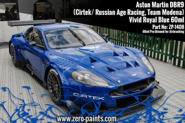 Aston Martin DBR9-Vivid Royal Blue (Cirtek/ Russian Age Racing, Team Modena) 60ml