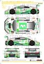 SK Decals SK24118 Audi R8 LMS GT3 IMSA Daytona 24H 17 #29 Land Motorsport