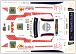 Decal Ferrari 296 GT3 Verstappen RB Racing DTM 2023 #69 Scale 1:32