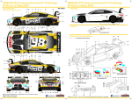 SK decals SK24224 BMW M4 GT3 Intercontinental GT Challenge 24 Hours of Spa 2023 Rowe Racing Nr 98