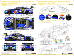 SK decals SK24225 BMW M4 GT3 FIA World Endurance Championship 24 Hours of Le Mans 2024 Team WRT Nr 46